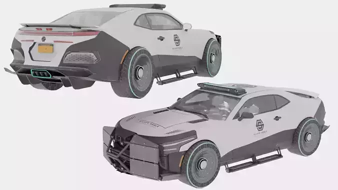 Sci Fi Police Car Rigged 3D Model Futuristic Vehicle 3D model Sci Fi Police Car Rigged 3D Model Futuristic Vehicle 3D model