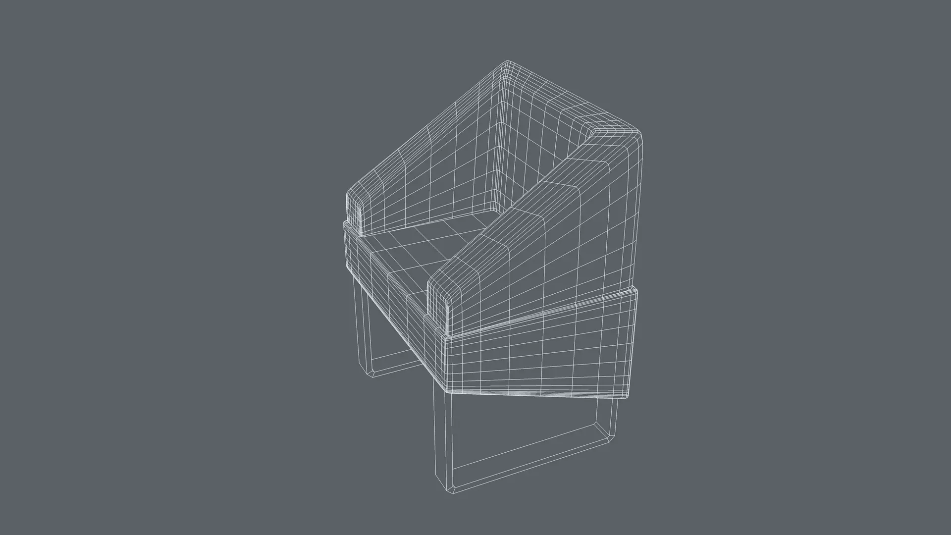 Modern Chair 3D model_13