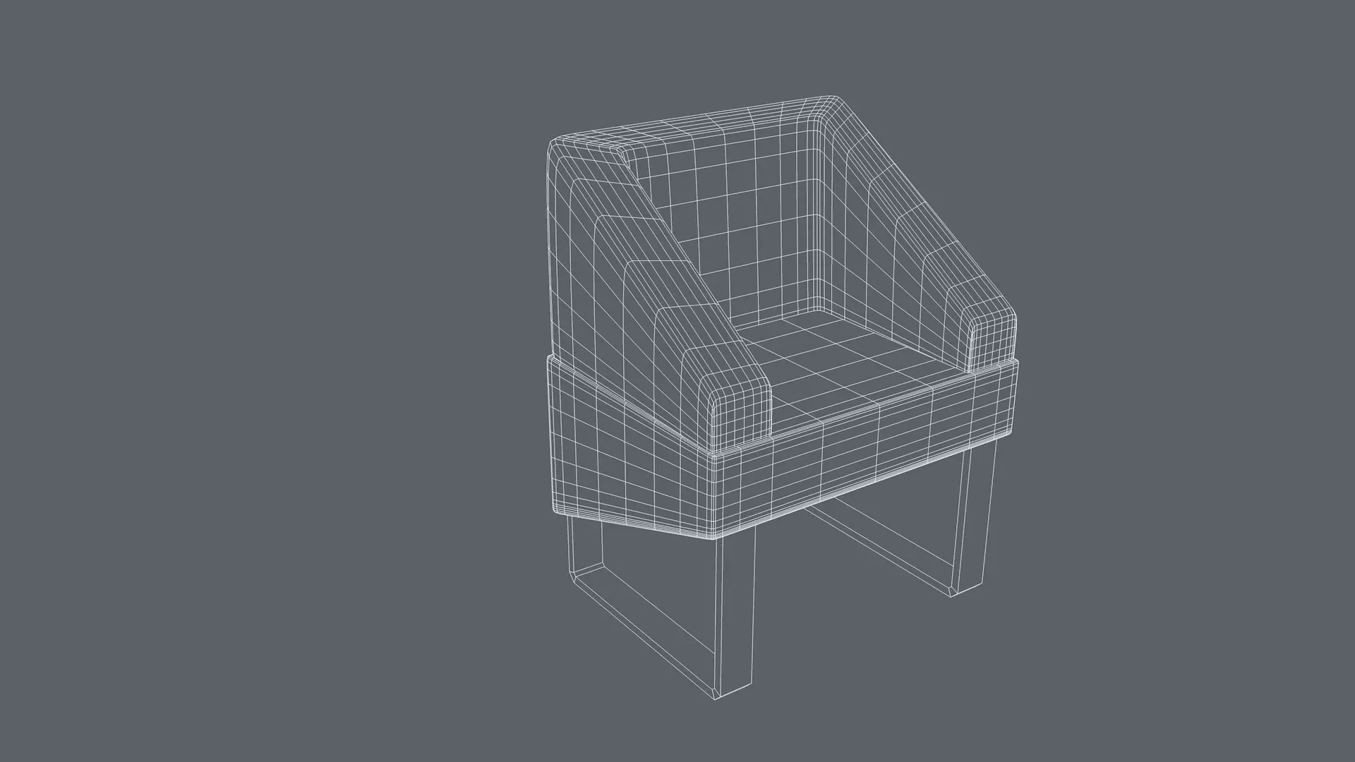 Modern Chair 3D model_9
