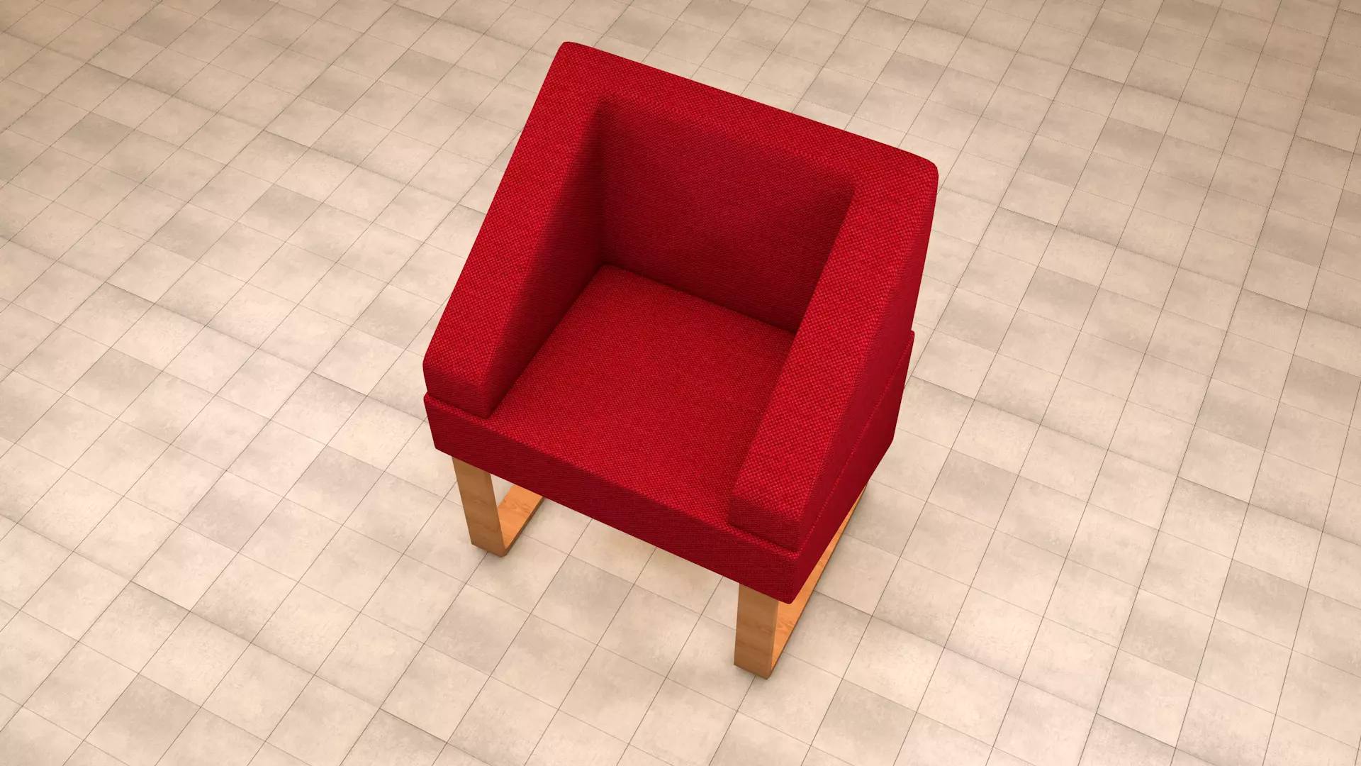 Modern Chair 3D model_7