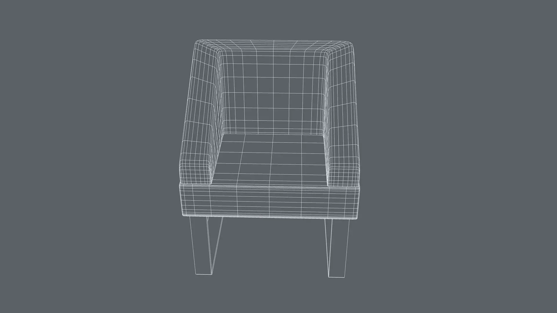 Modern Chair 3D model_14
