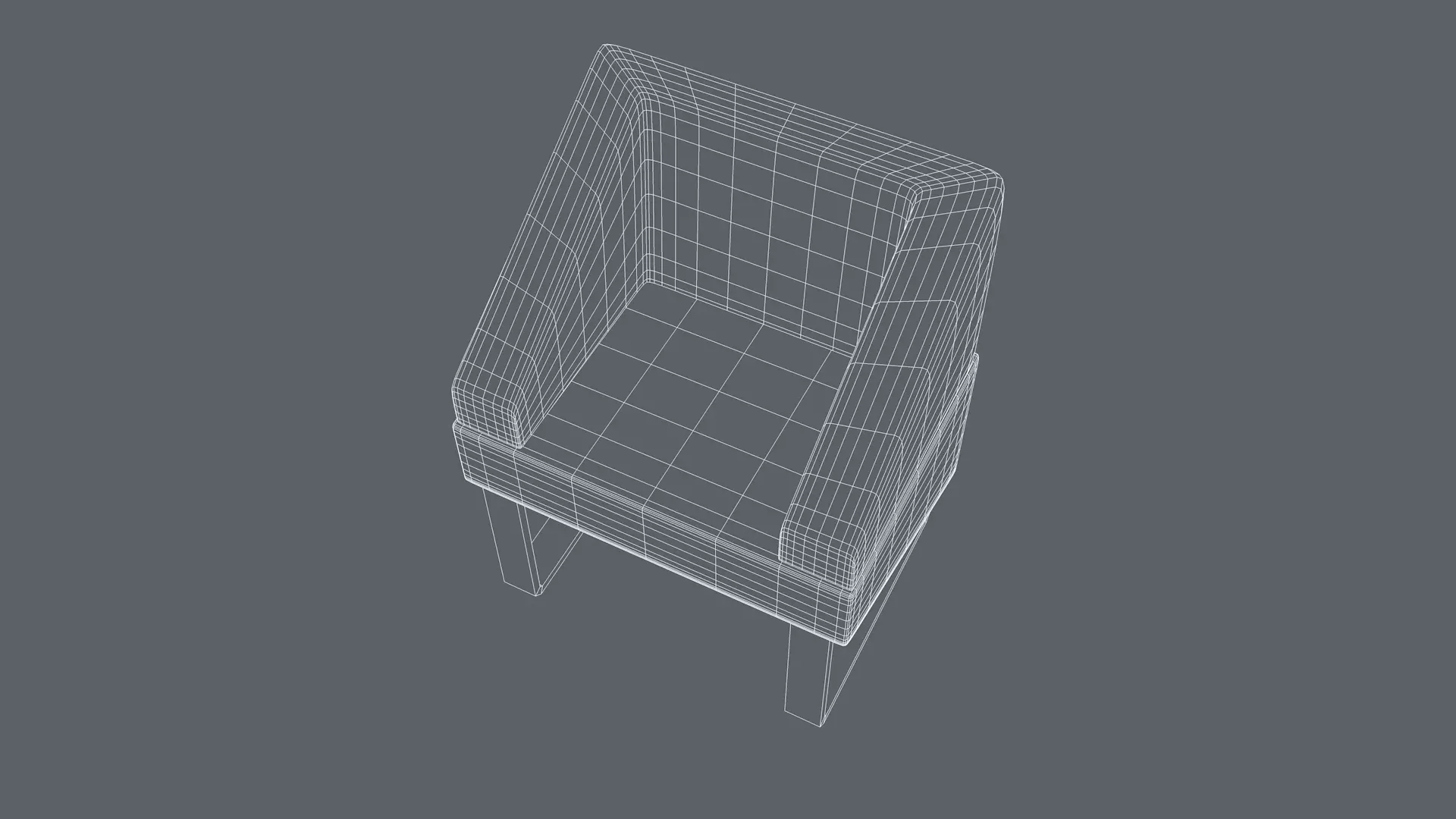 Modern Chair 3D model_15