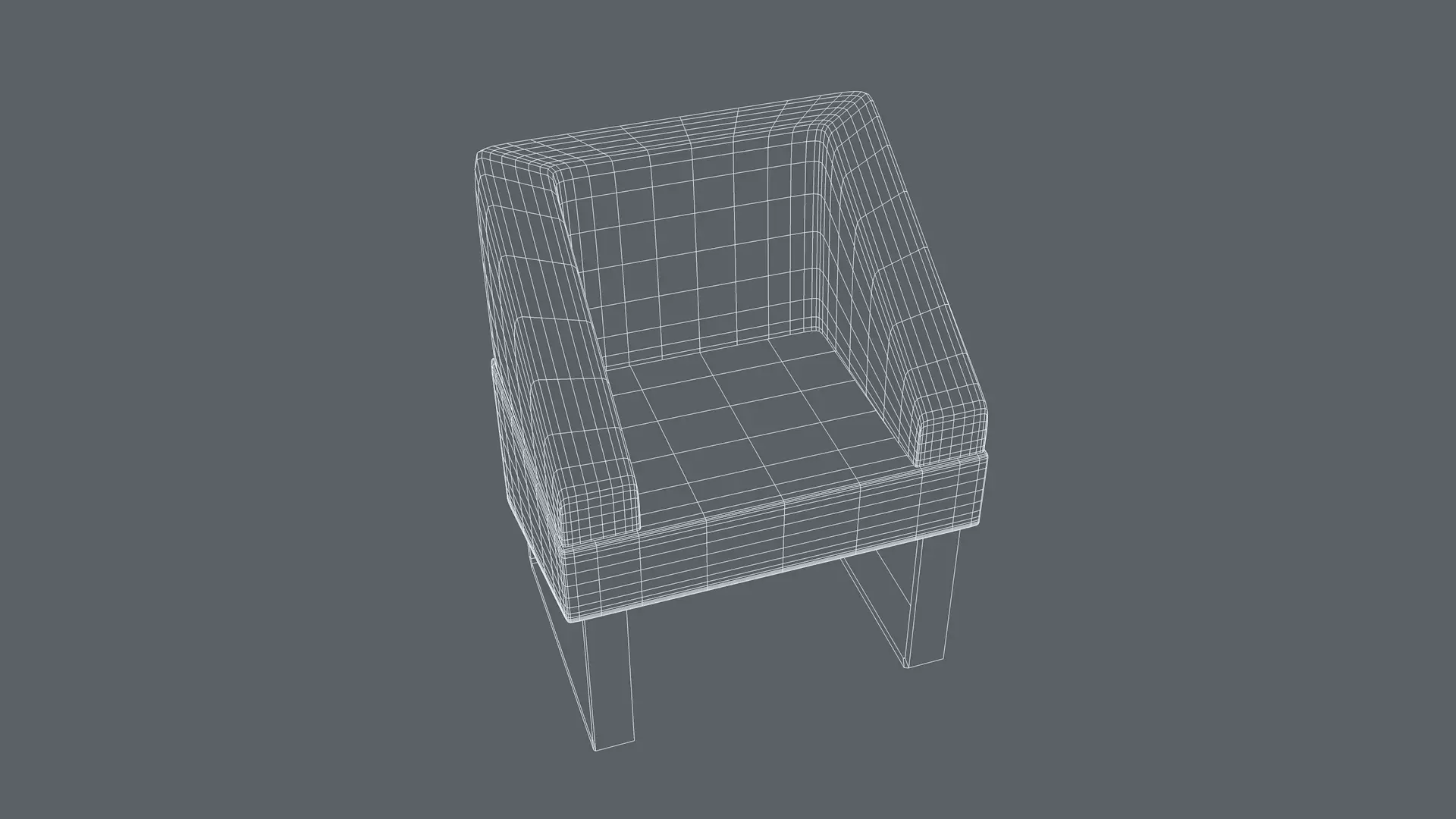 Modern Chair 3D model_11