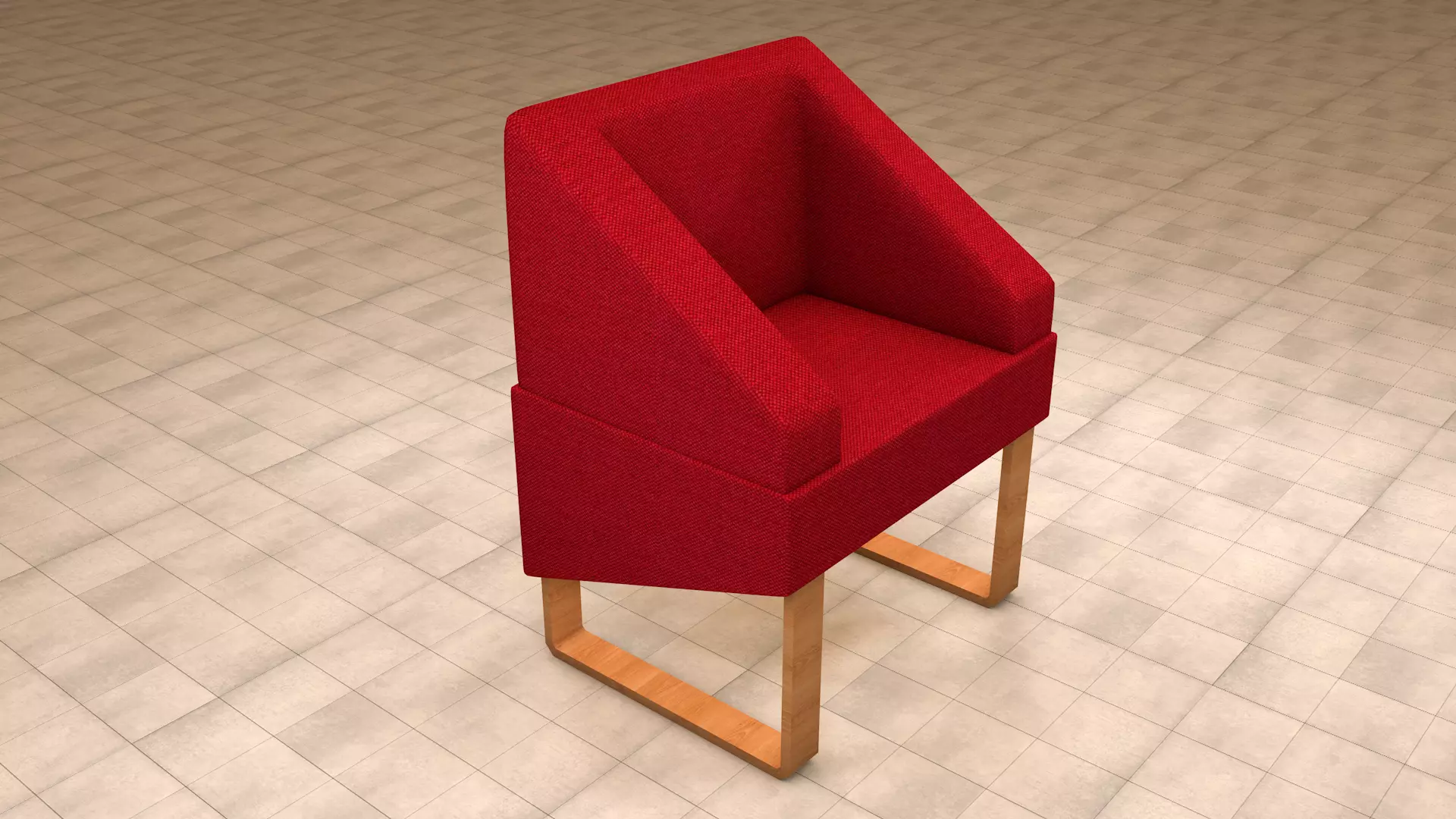 Modern Chair 3D model_0