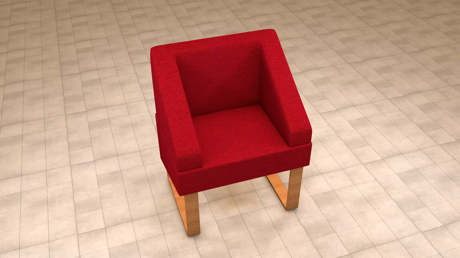 Modern Chair 3D model_3