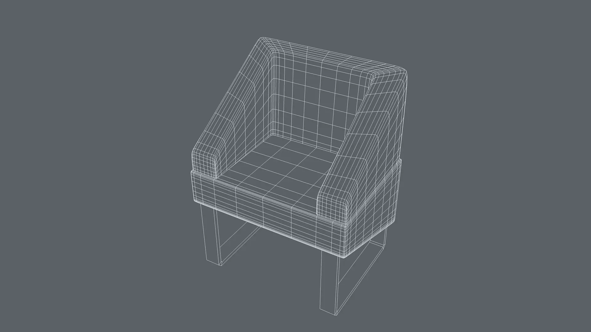 Modern Chair 3D model_12