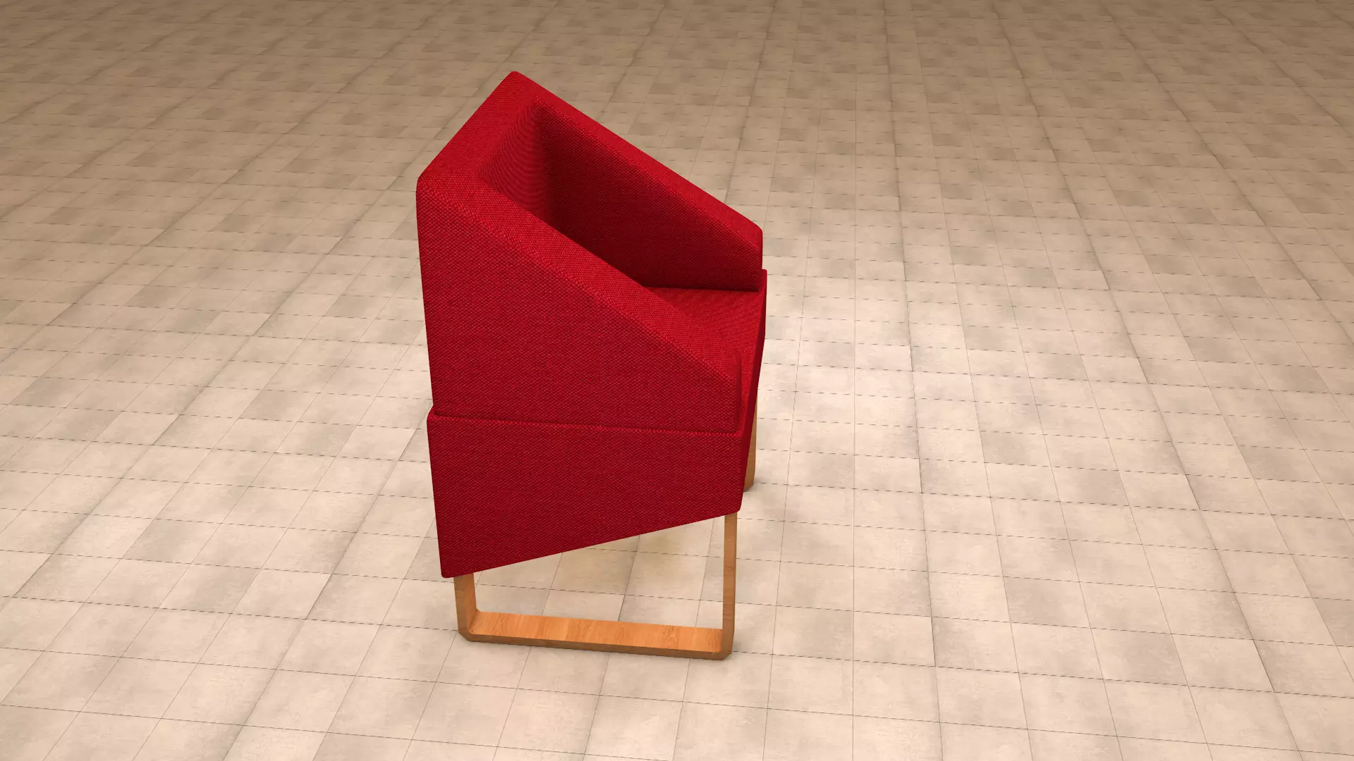 Modern Chair 3D model_2