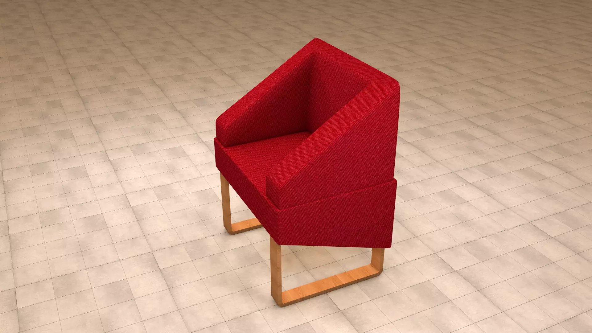 Modern Chair 3D model_5