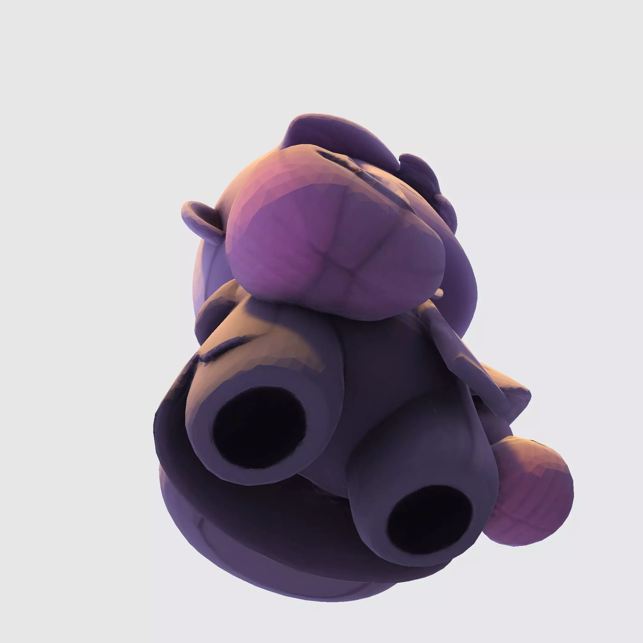 LowPoly Halloween Boy for 3D print 3D print model_24