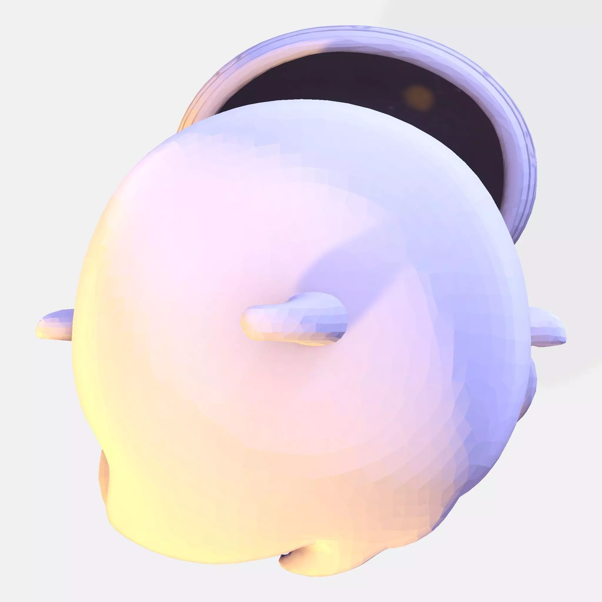 LowPoly Halloween Boy for 3D print 3D print model_21