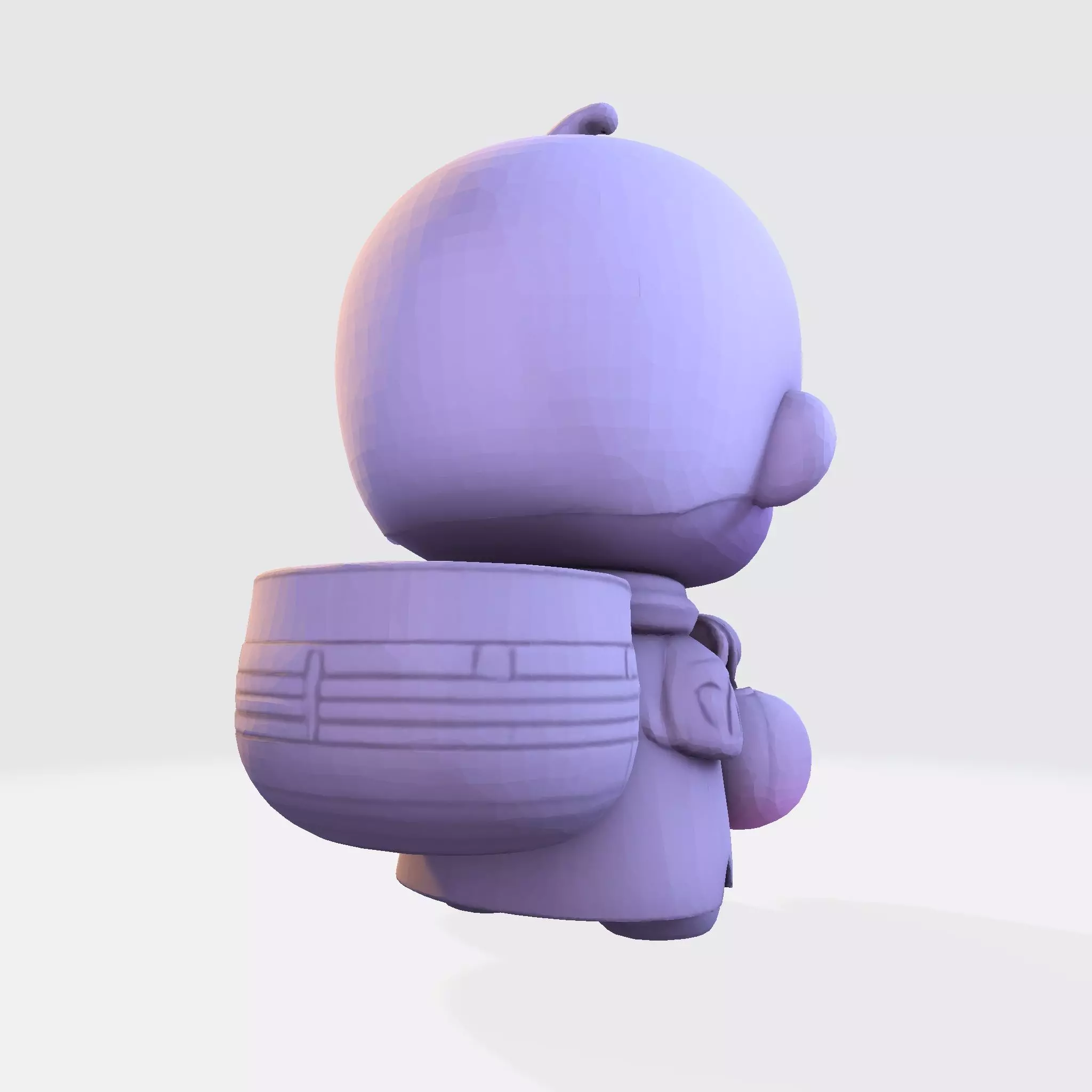 LowPoly Halloween Boy for 3D print 3D print model_6