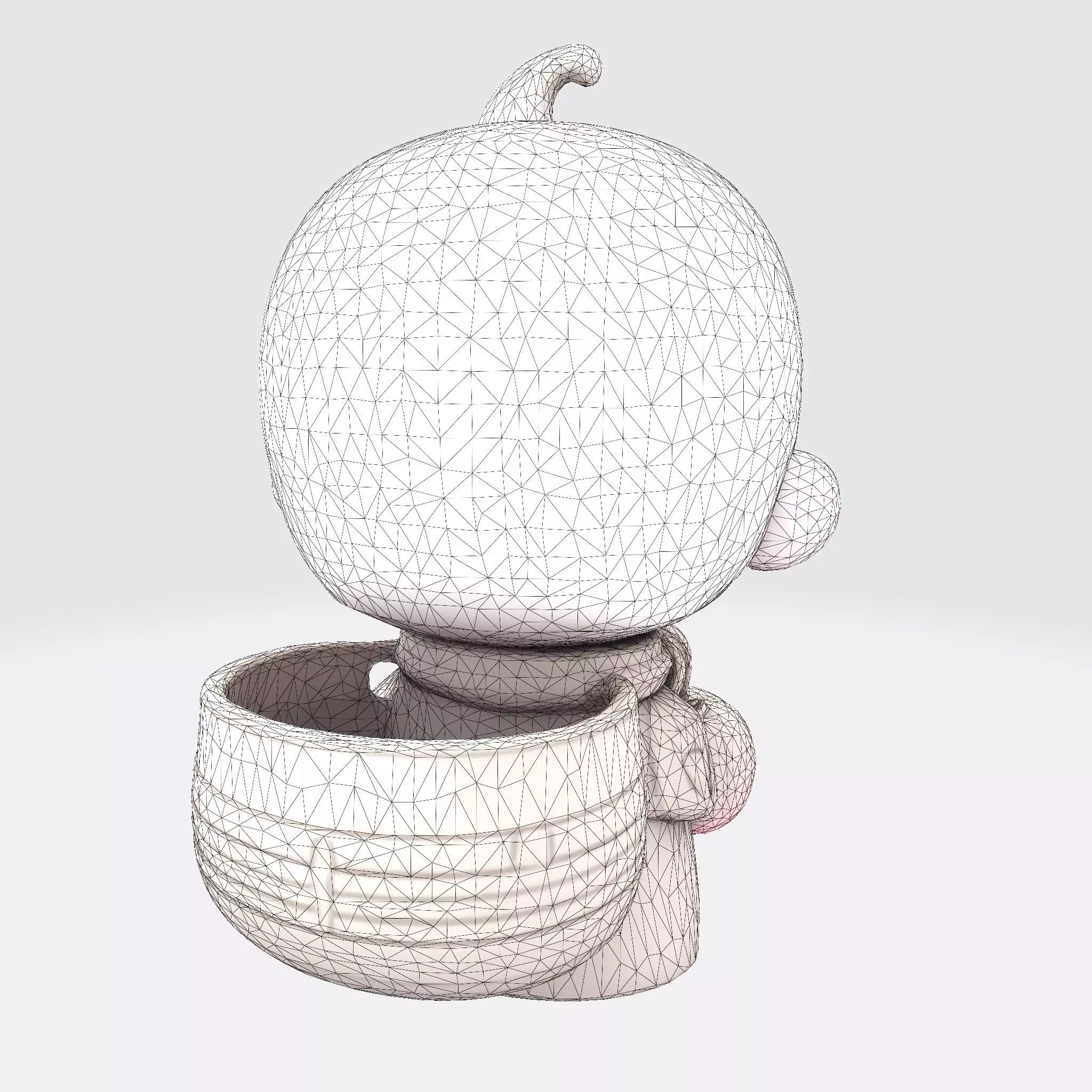 LowPoly Halloween Boy for 3D print 3D print model_31