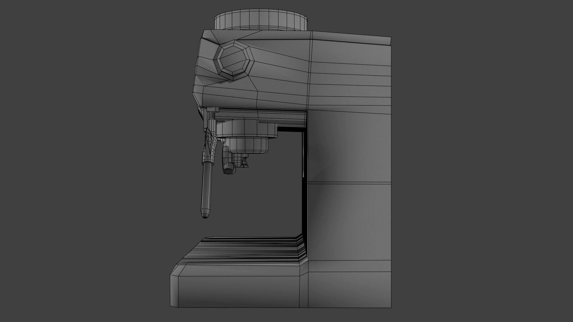 Espresso coffee machine 3D model_0