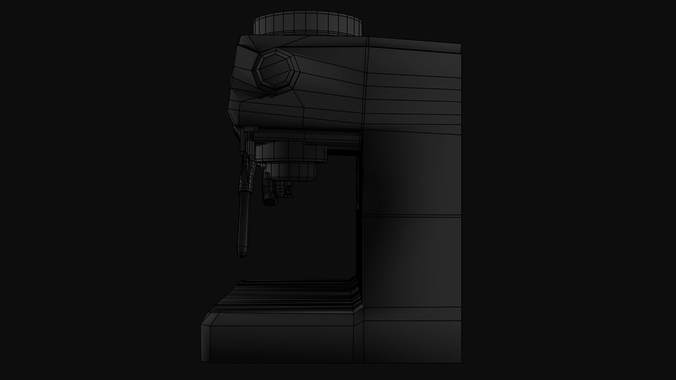 Espresso coffee machine 3D model