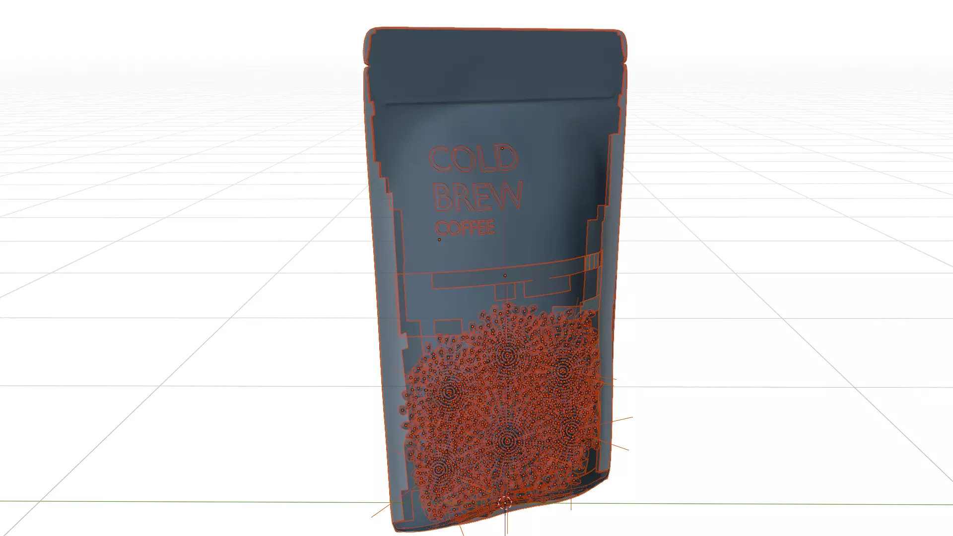 Standing Pouch 3D model_4