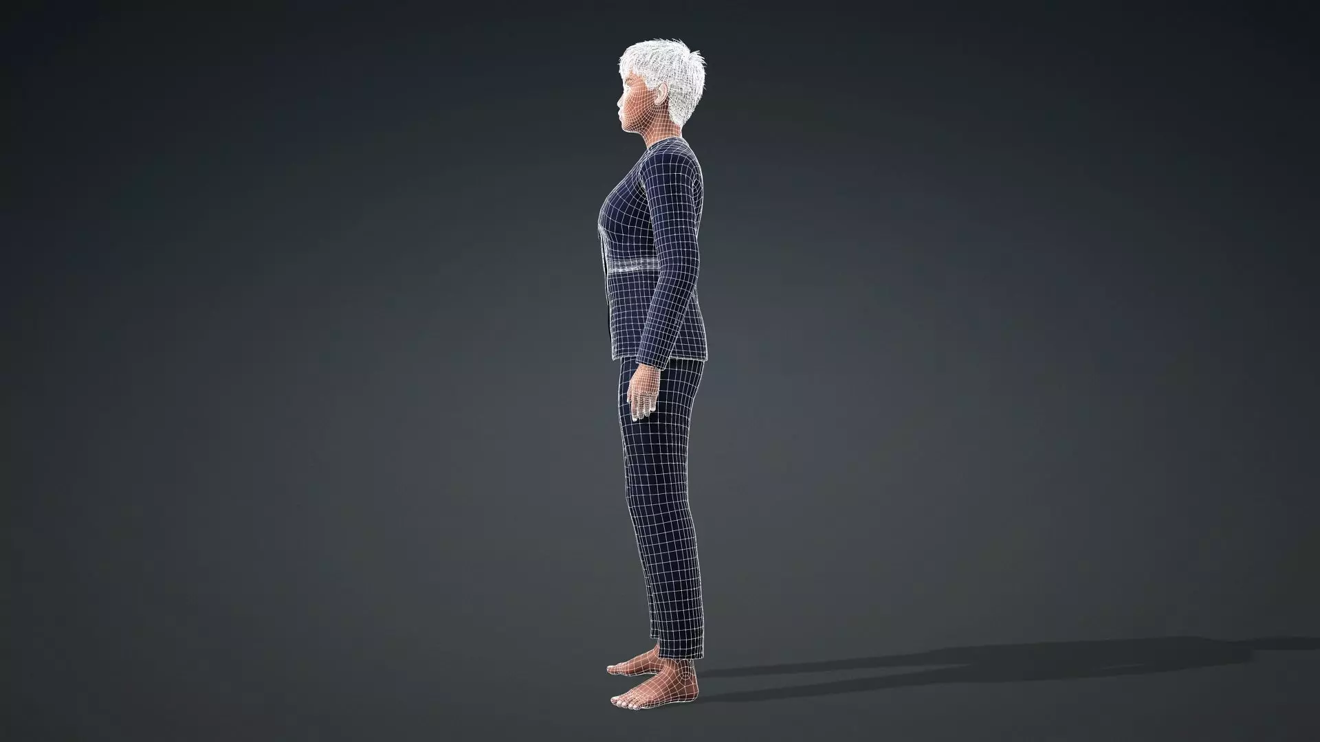 Realistic Woman Manager 3D Model 3D model_14