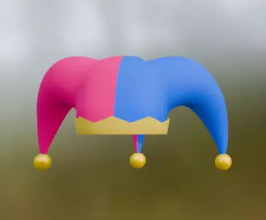 Jester Hat 3D model