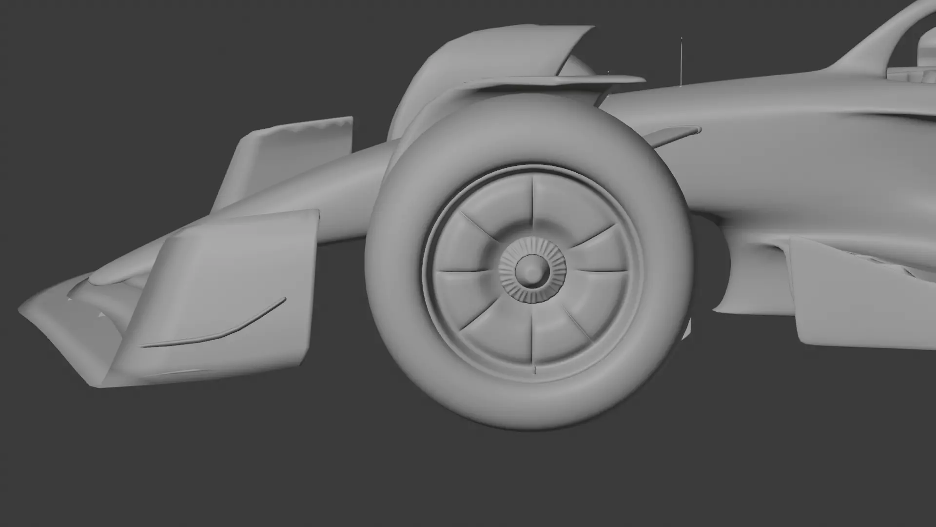 F1 Ferrari SF22 season 2022 Low-poly 3D model_23