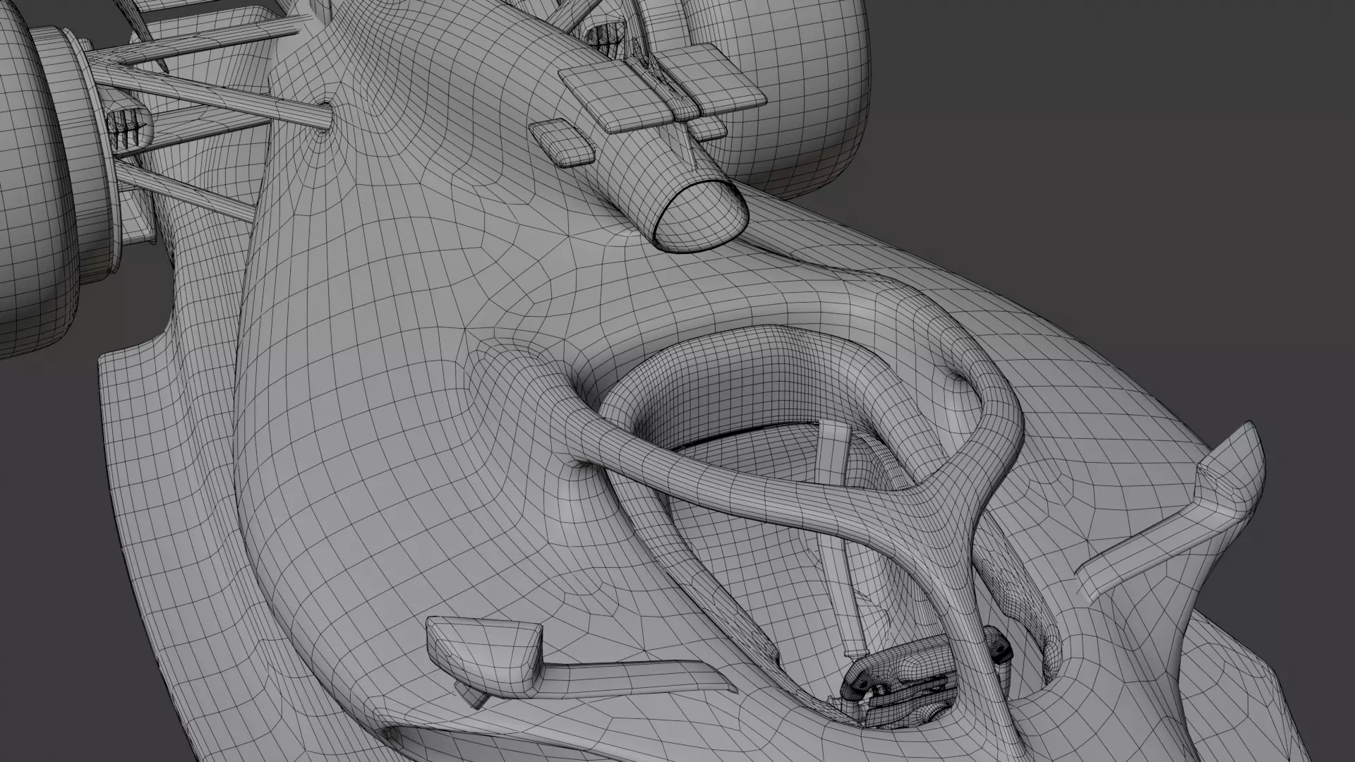 F1 Ferrari SF22 season 2022 Low-poly 3D model_31