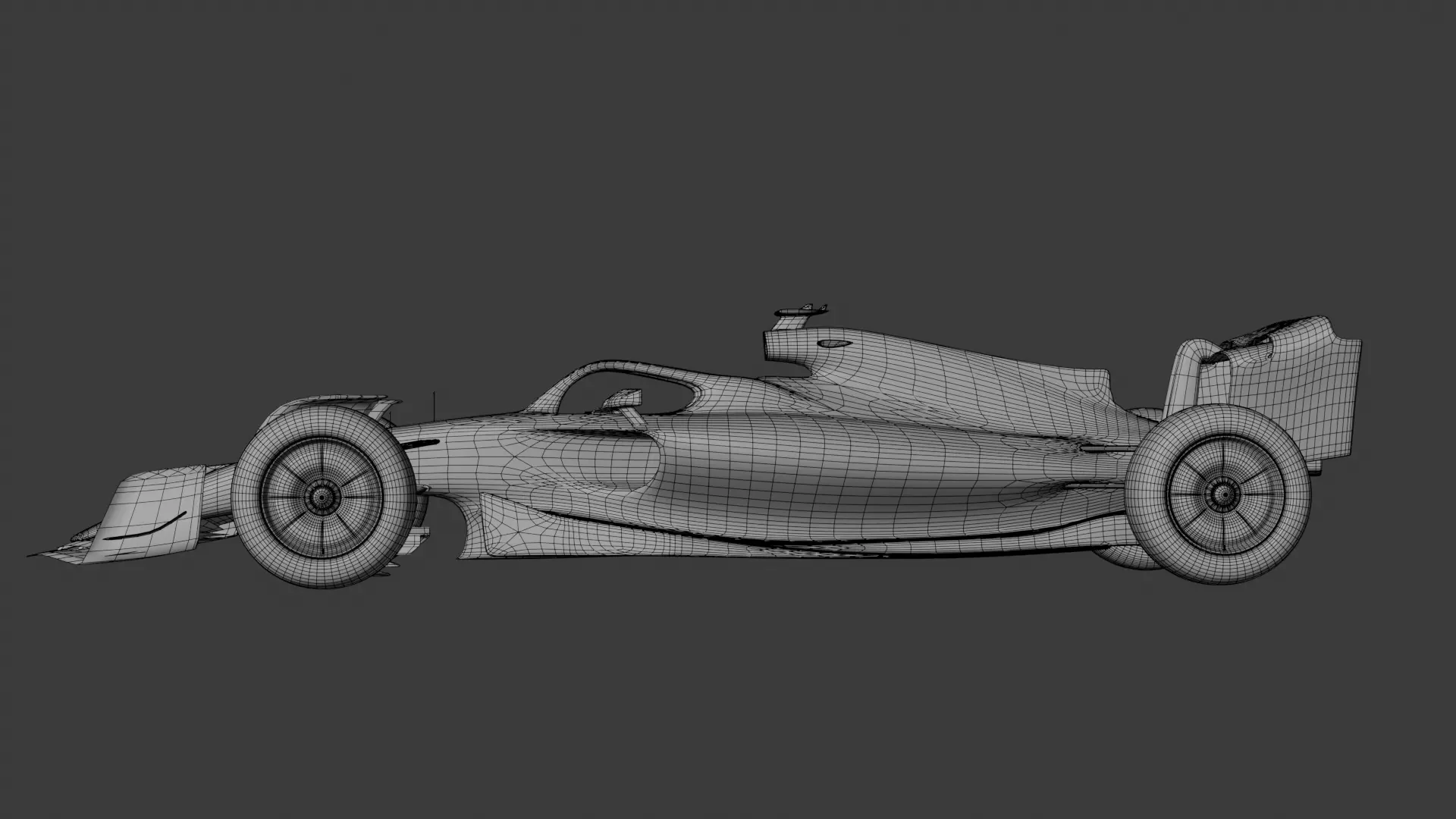 F1 Ferrari SF22 season 2022 Low-poly 3D model_26