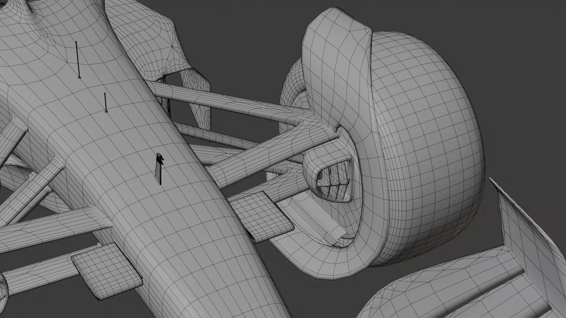 F1 Ferrari SF22 season 2022 Low-poly 3D model_32