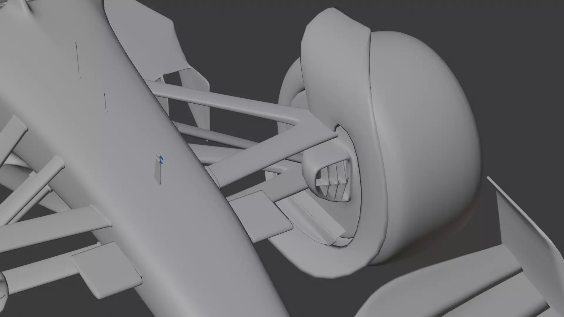 F1 Ferrari SF22 season 2022 Low-poly 3D model_20