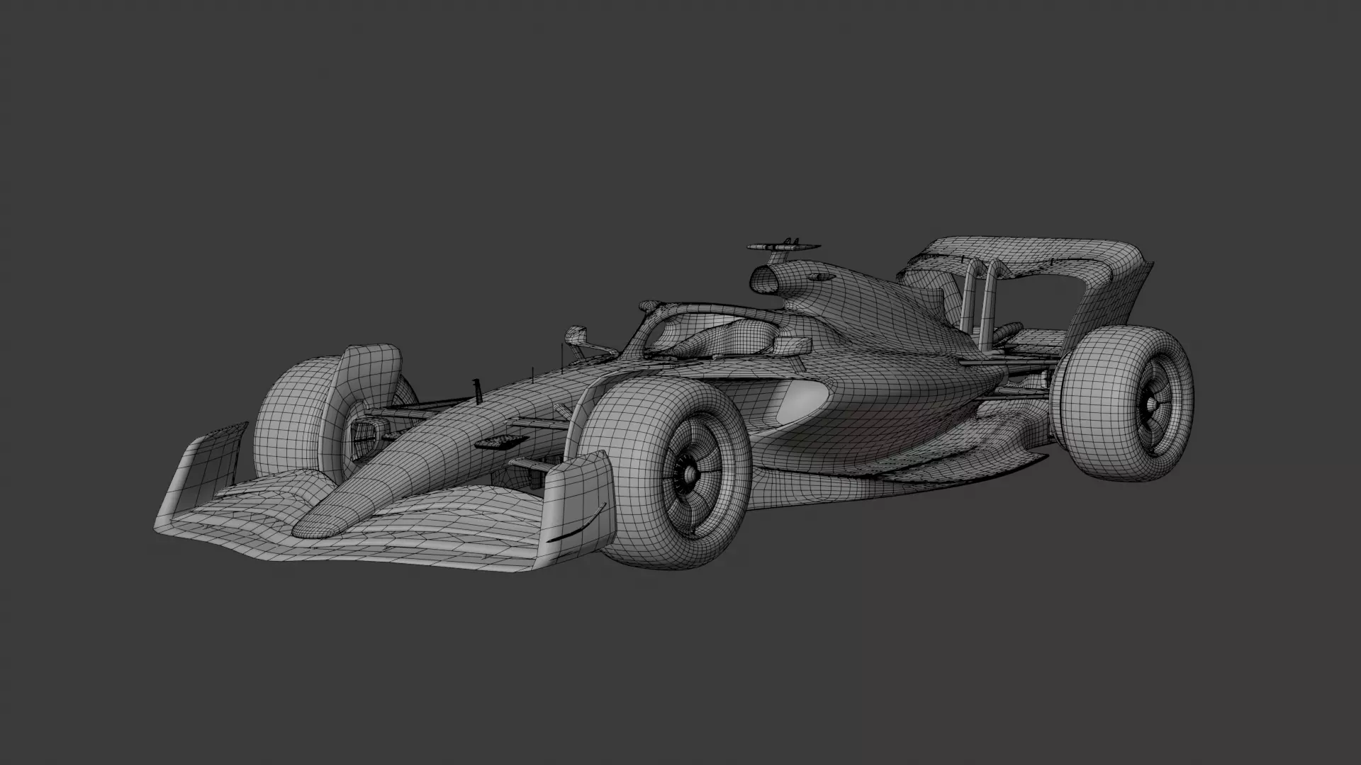 F1 Ferrari SF22 season 2022 Low-poly 3D model_24