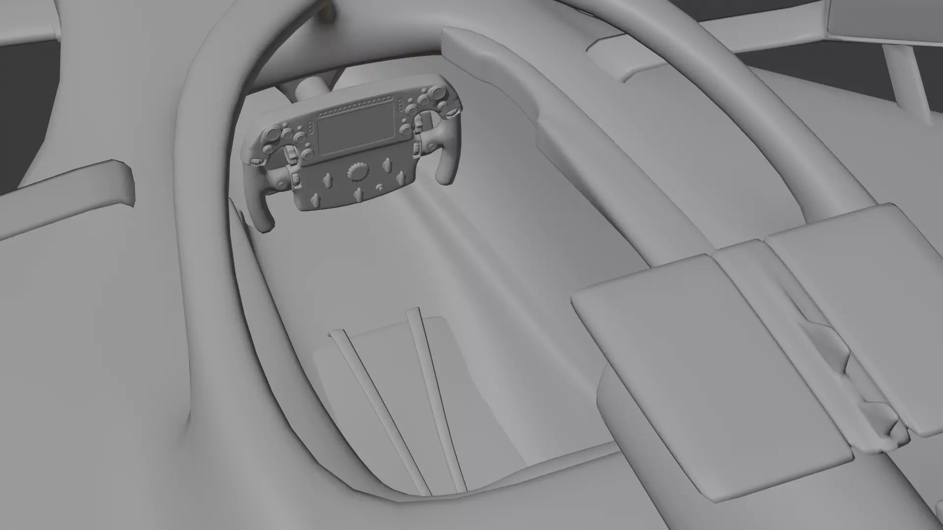 F1 Ferrari SF22 season 2022 Low-poly 3D model_18