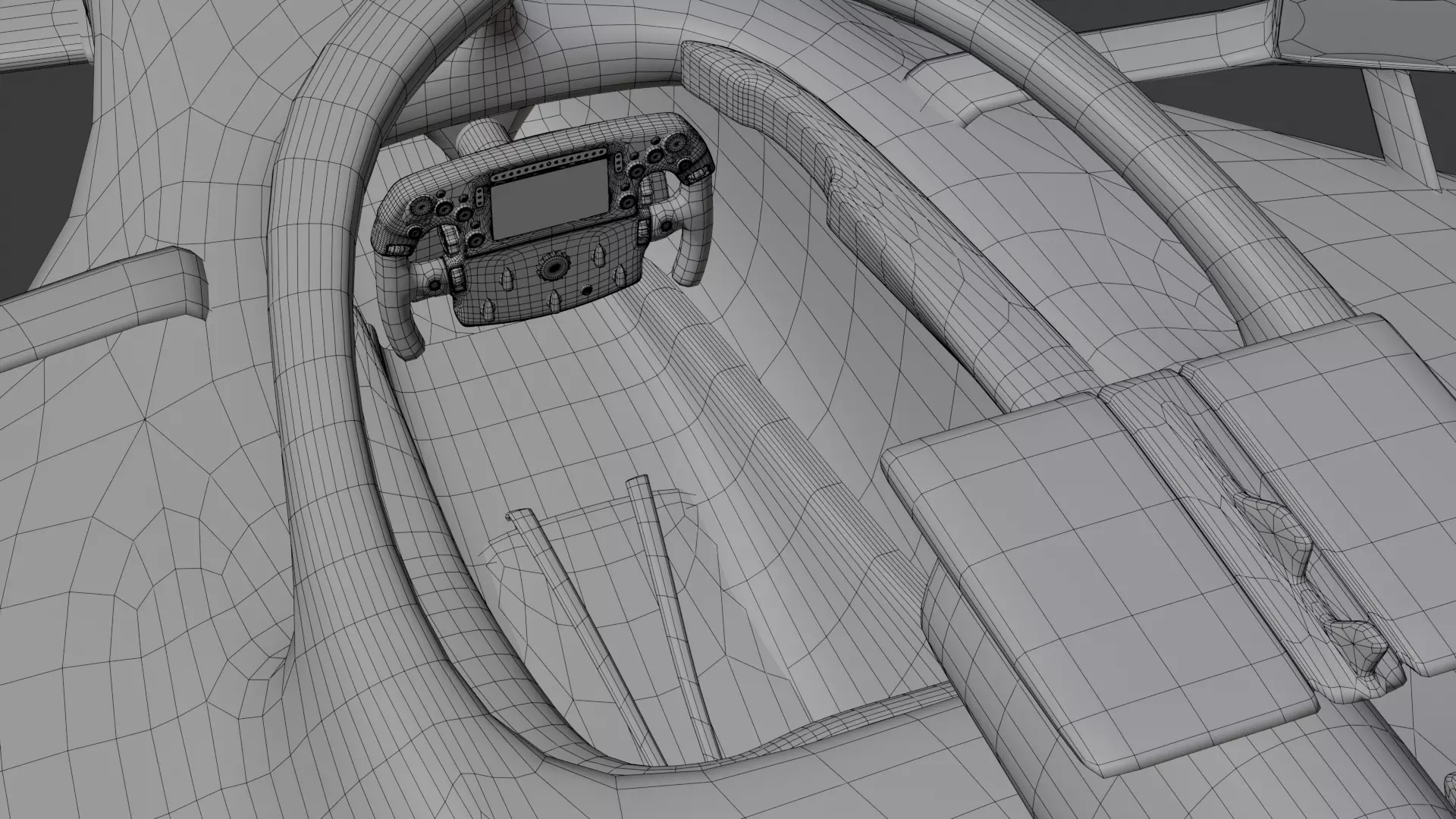 F1 Ferrari SF22 season 2022 Low-poly 3D model_30