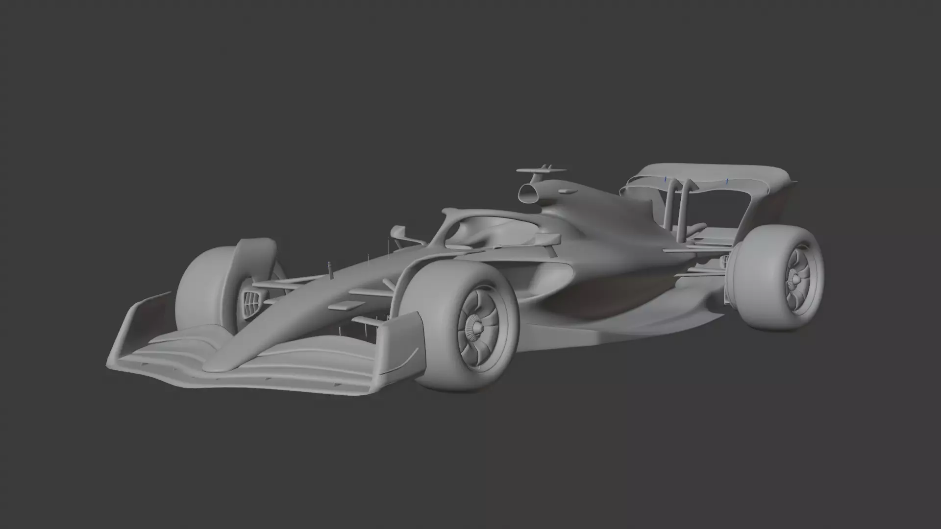 F1 Ferrari SF22 season 2022 Low-poly 3D model_12