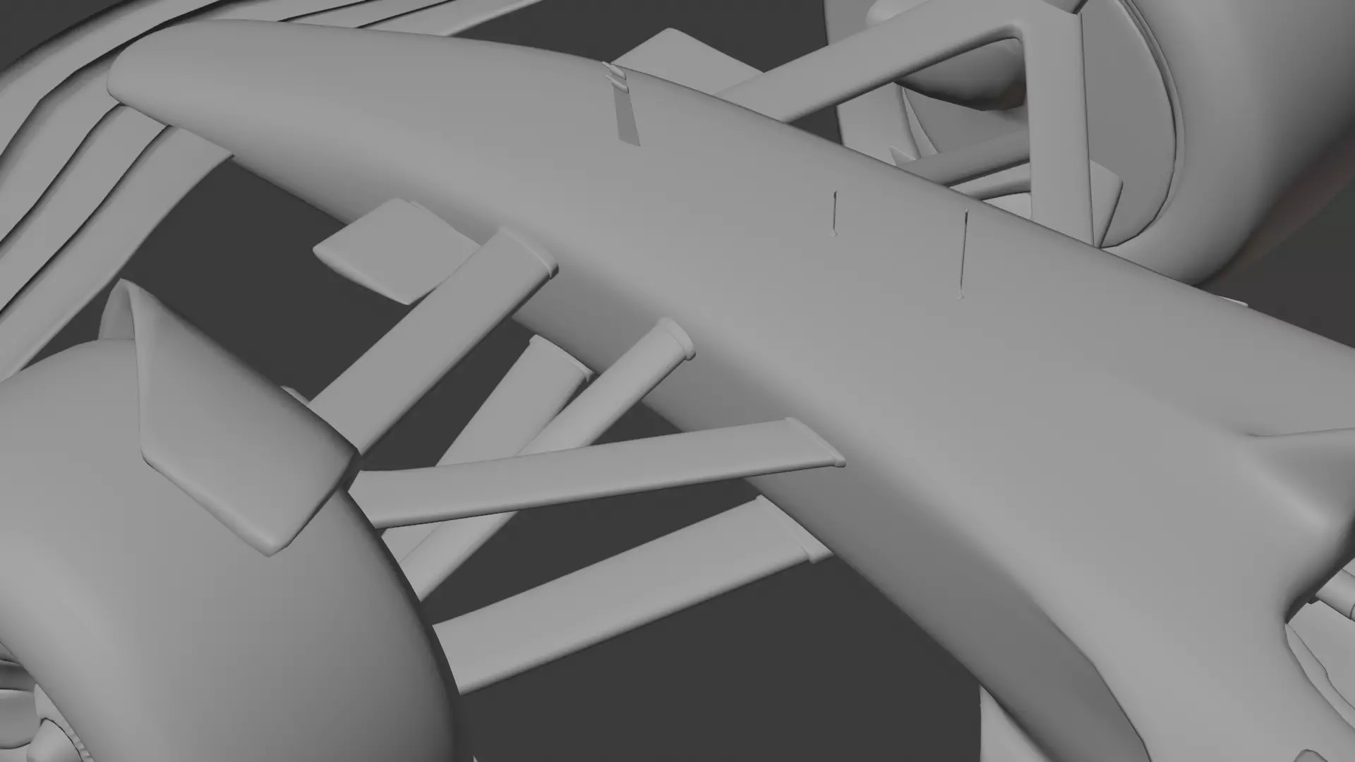 F1 Ferrari SF22 season 2022 Low-poly 3D model_21