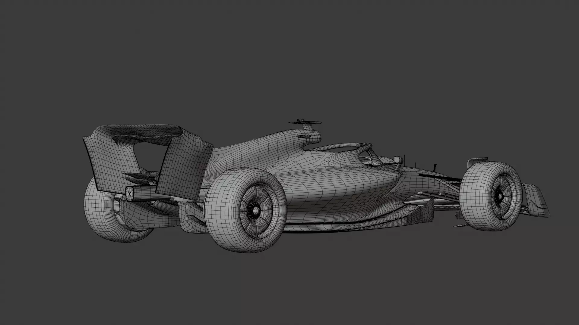 F1 Ferrari SF22 season 2022 Low-poly 3D model_25