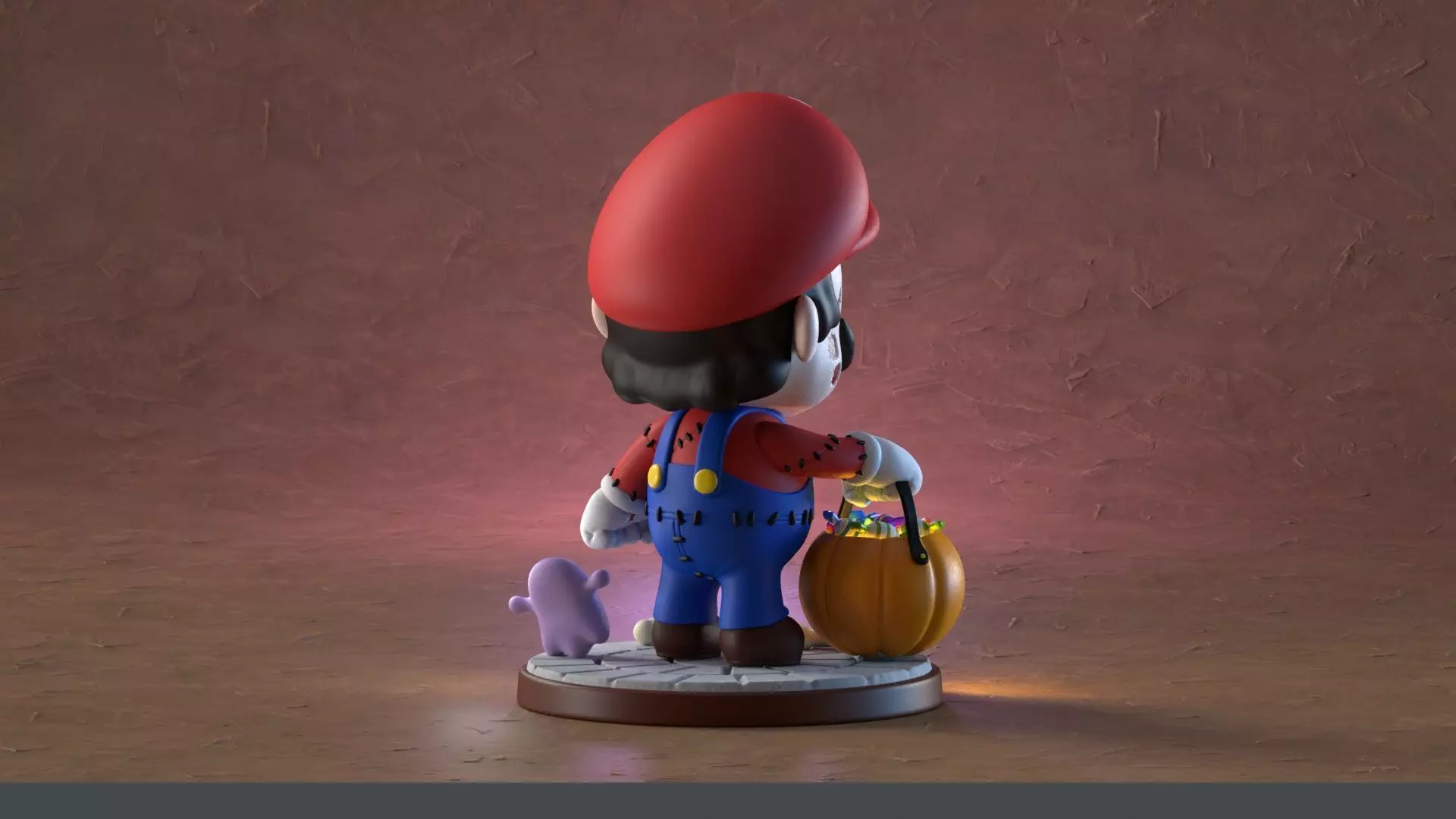 Halloween Mario 3D print model_21