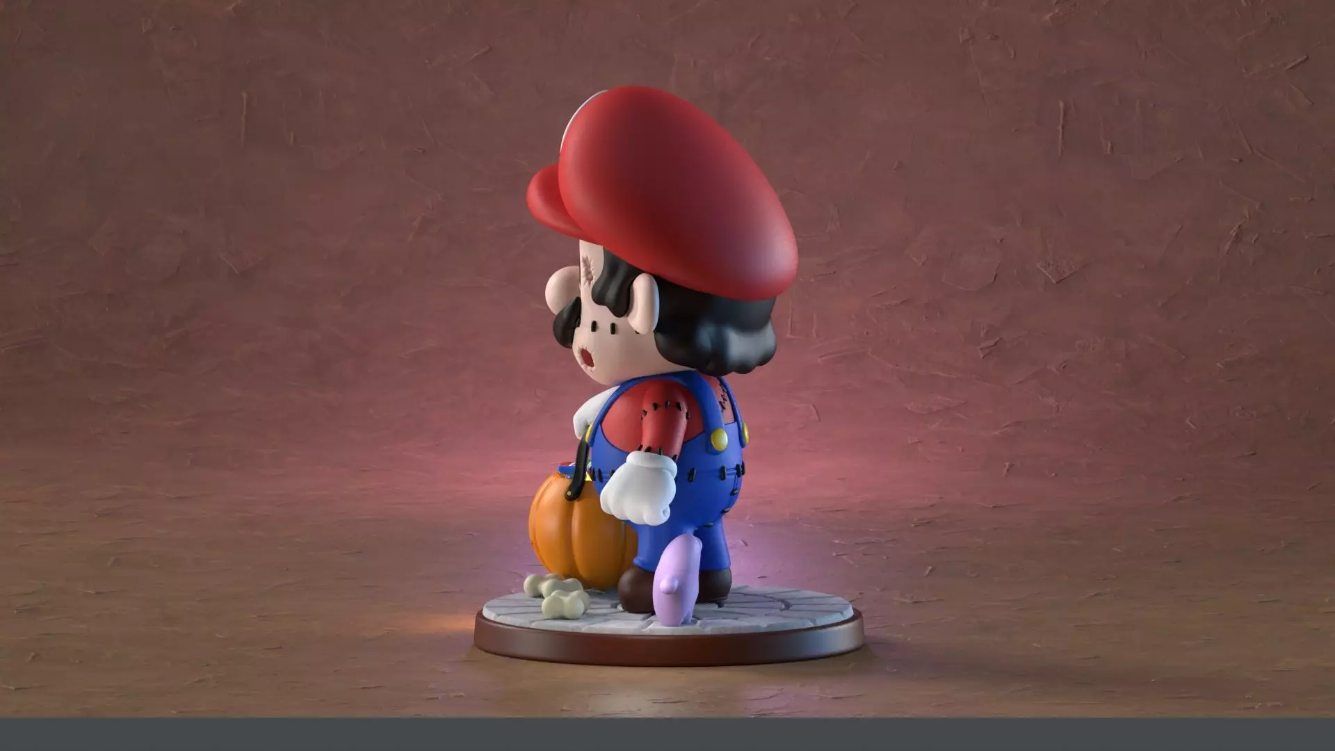 Halloween Mario 3D print model_18