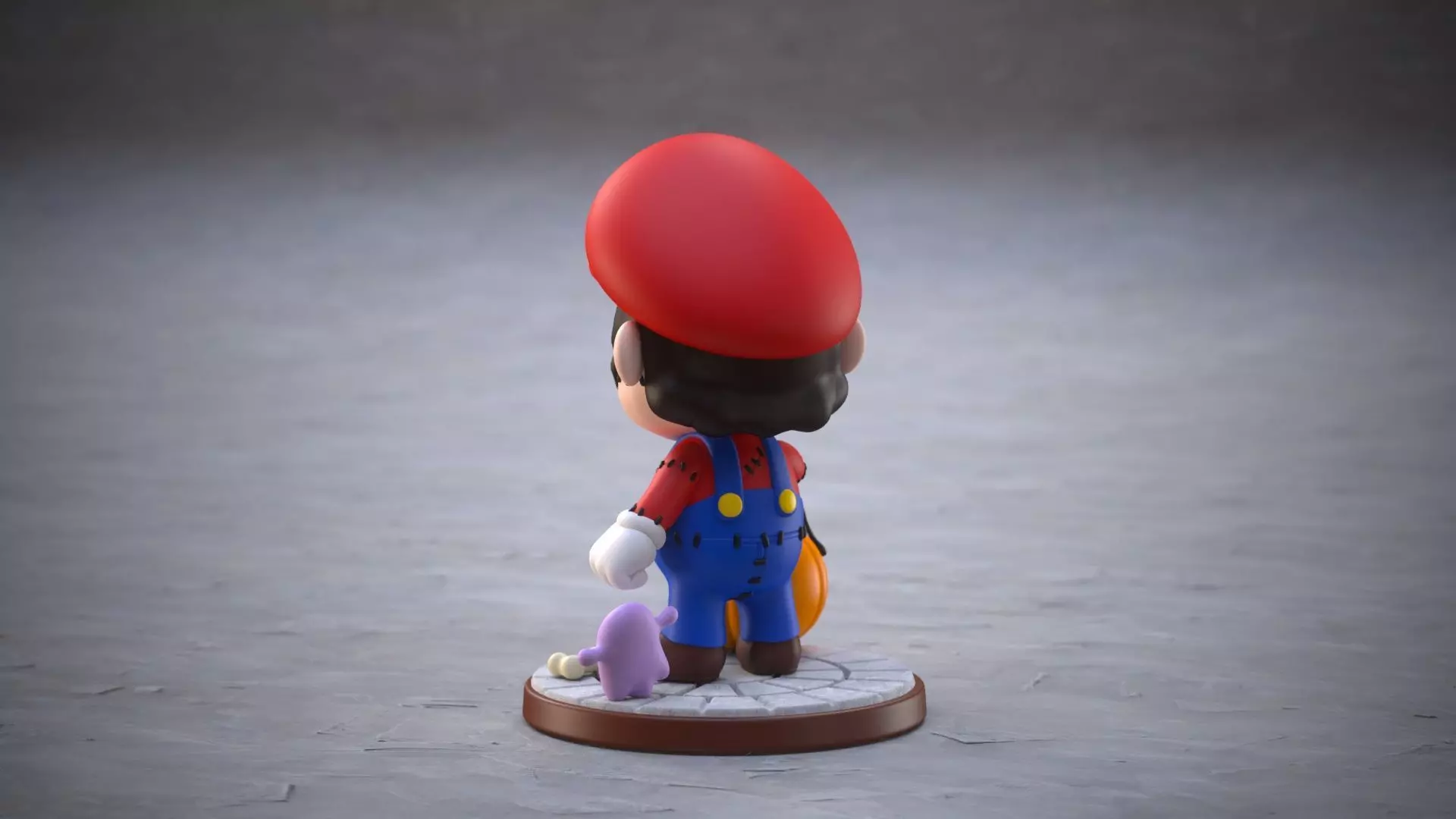 Halloween Mario 3D print model_8