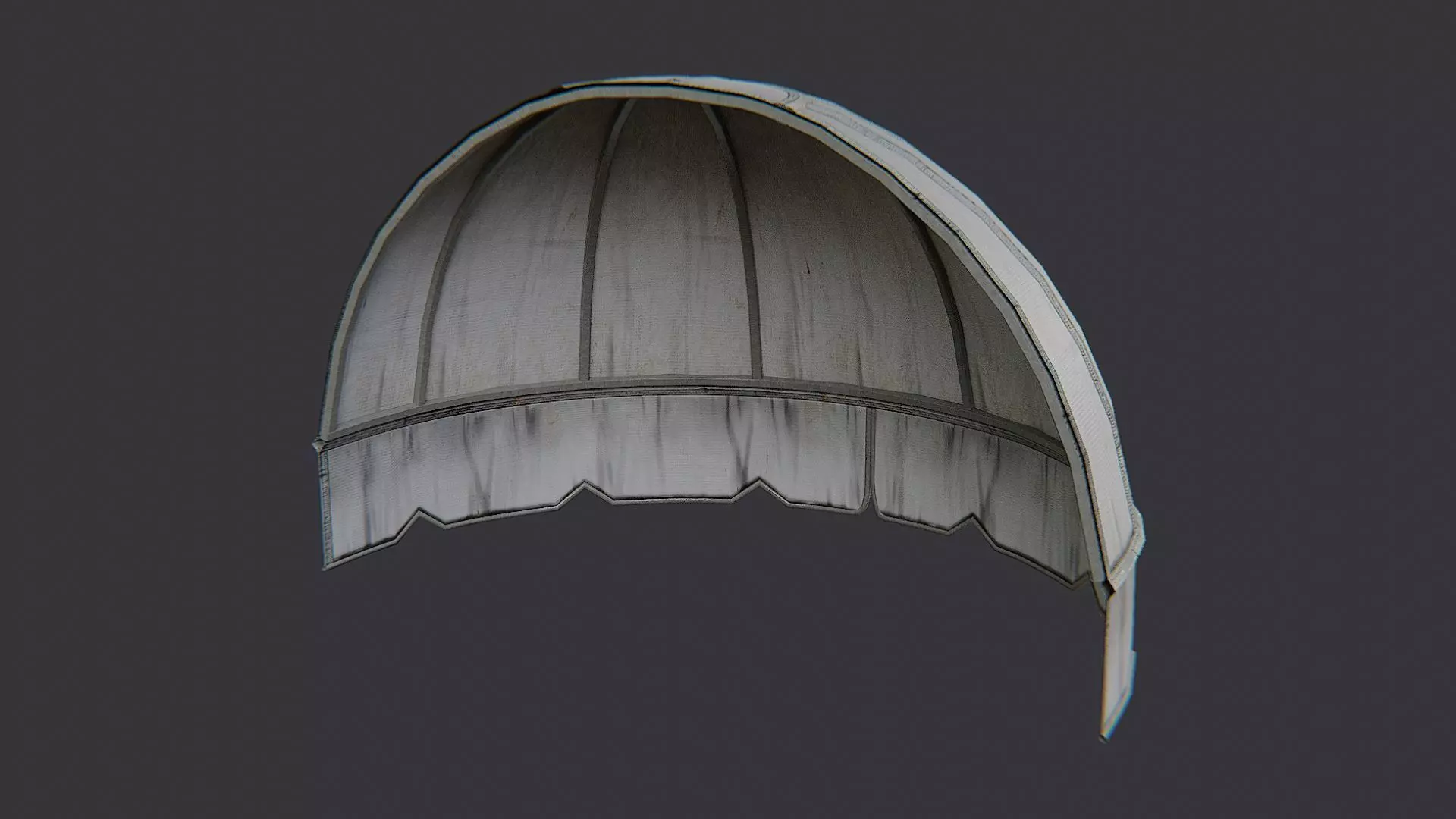 Awning Cloth Dome Panel for Architectural Decor Low-poly 3D model_1