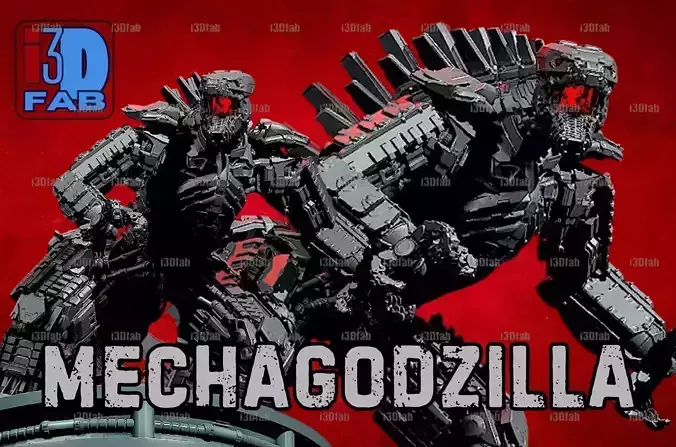 Godzilla VS Kong 2021 MechaGodzilla STL Fan Made 3D Print Model