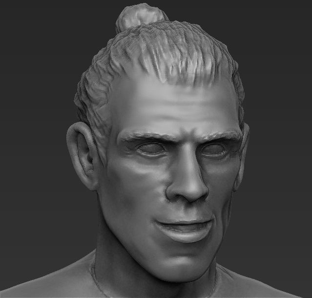 Gareth Bale full figurine textured 3D print model_16