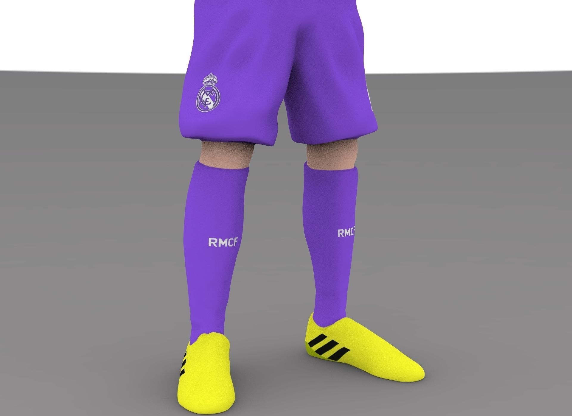 Gareth Bale full figurine textured 3D print model_11