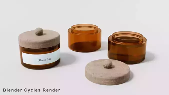 Glass Jar Free 3D model