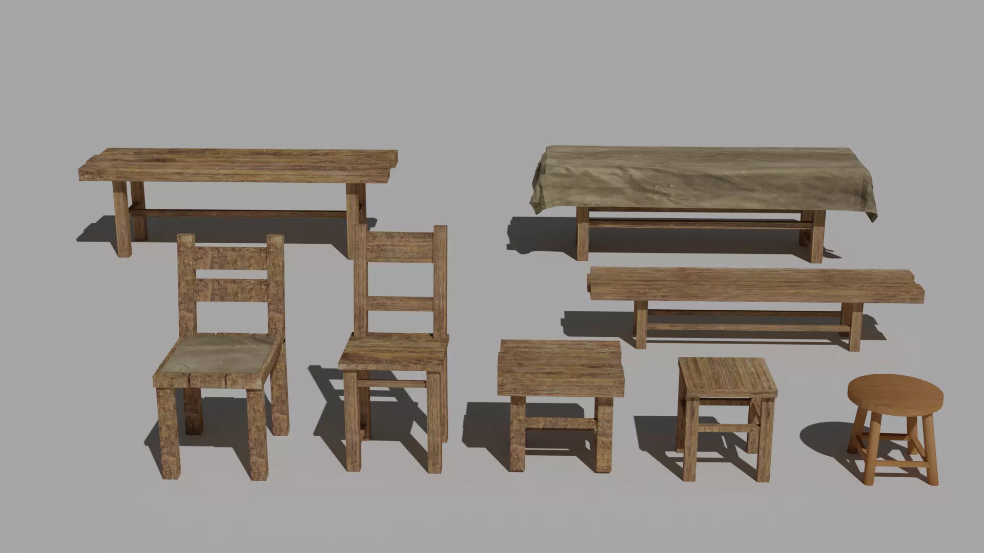 Medieval assets 3D model_5