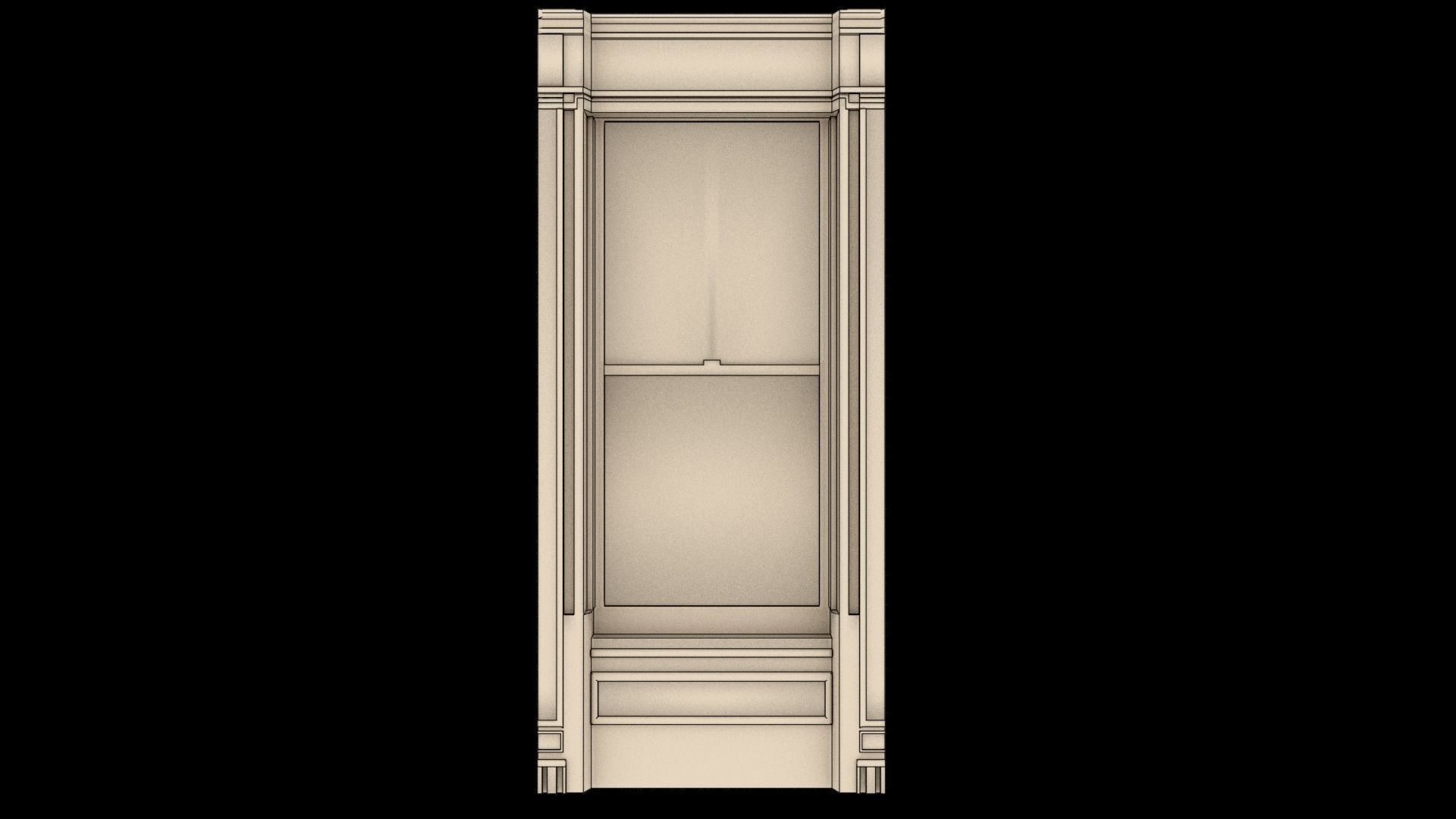 Window Part 3D model_1