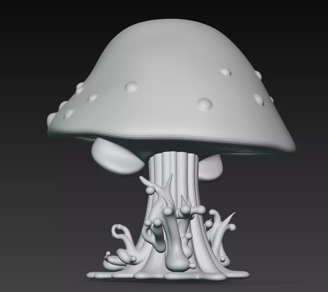 Sporeling - Cute Fantasy Mushroom Creature 3D print model_10