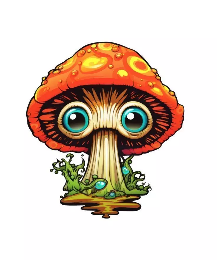 Sporeling - Cute Fantasy Mushroom Creature 3D print model_0