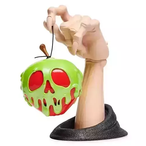 Poisoned Apple Hand - Horror Fantasy 3D Sculpture