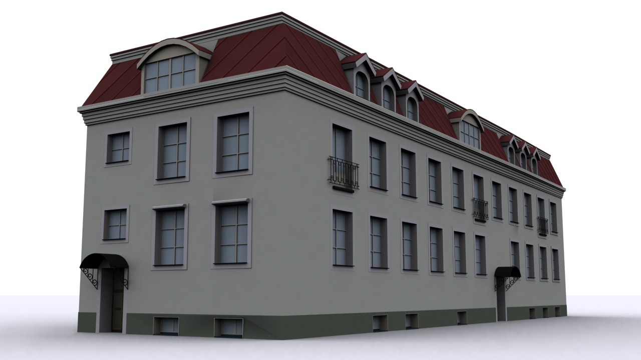 Building 3D Model 3D model_4