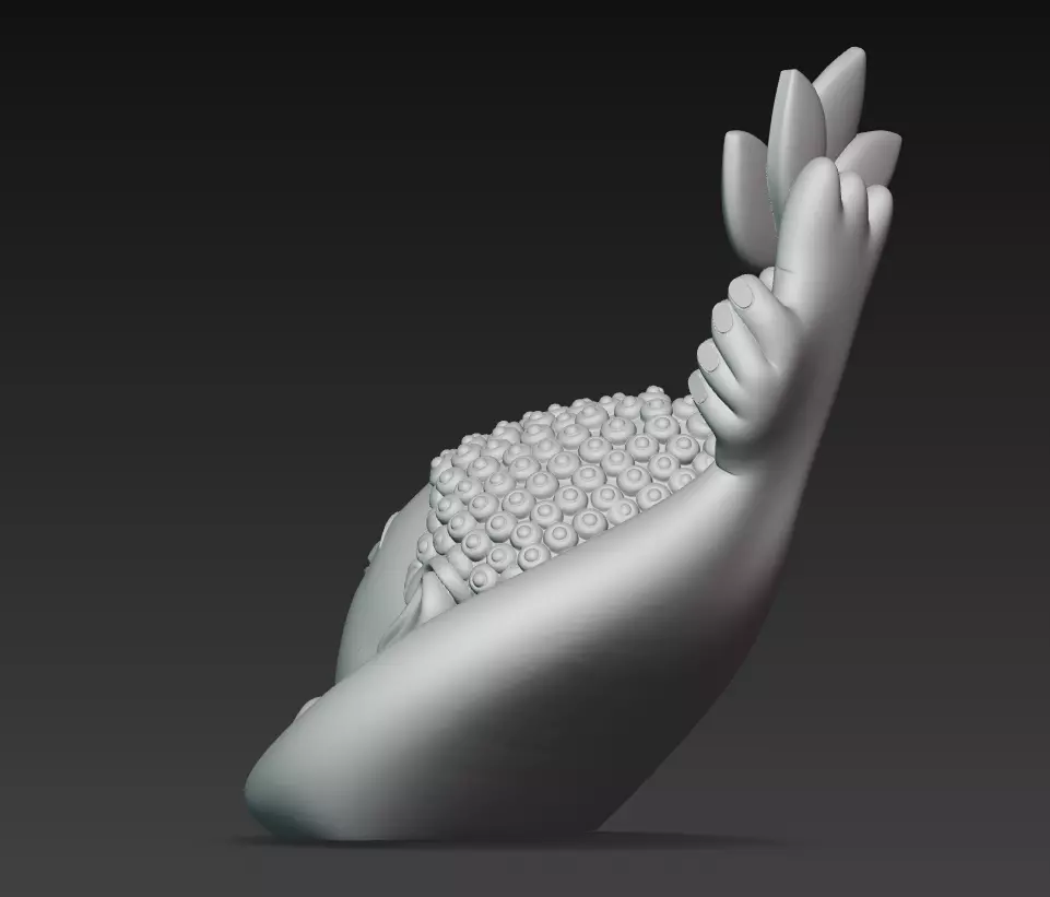 Lotus Harmony Buddha - Minimal Zen Wall Sculpture 3D Model 3D print model_10