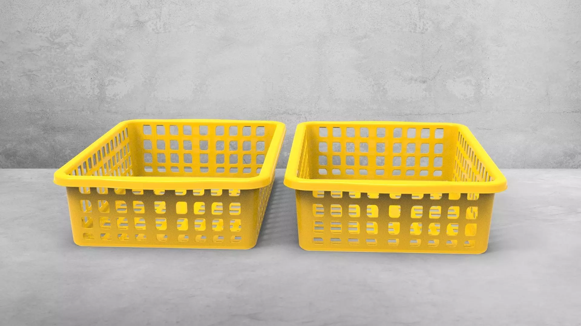 Rectangel basket 3D print model_20