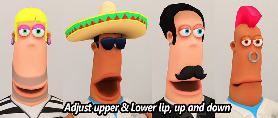 Cartoon Character - Low Poly Low-poly 3D model_20