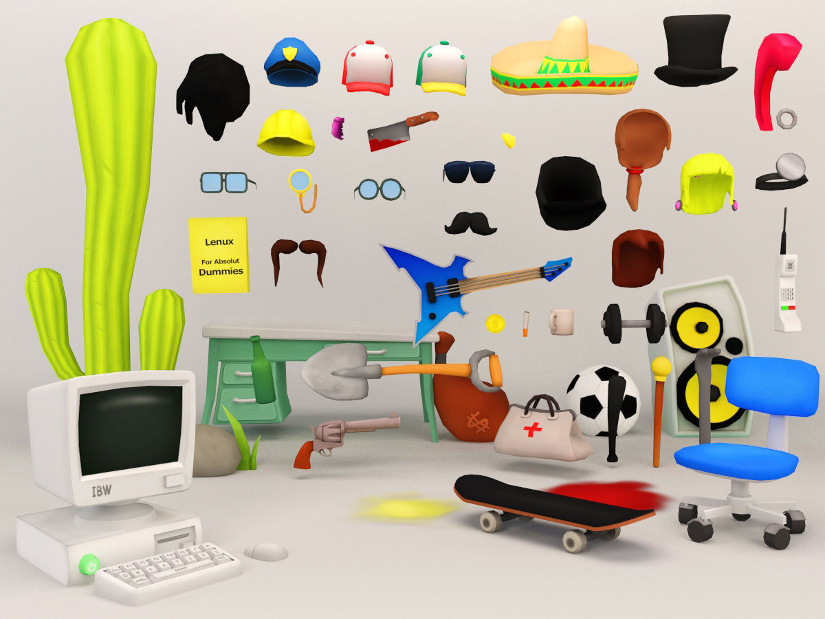 Cartoon Character - Low Poly Low-poly 3D model_2